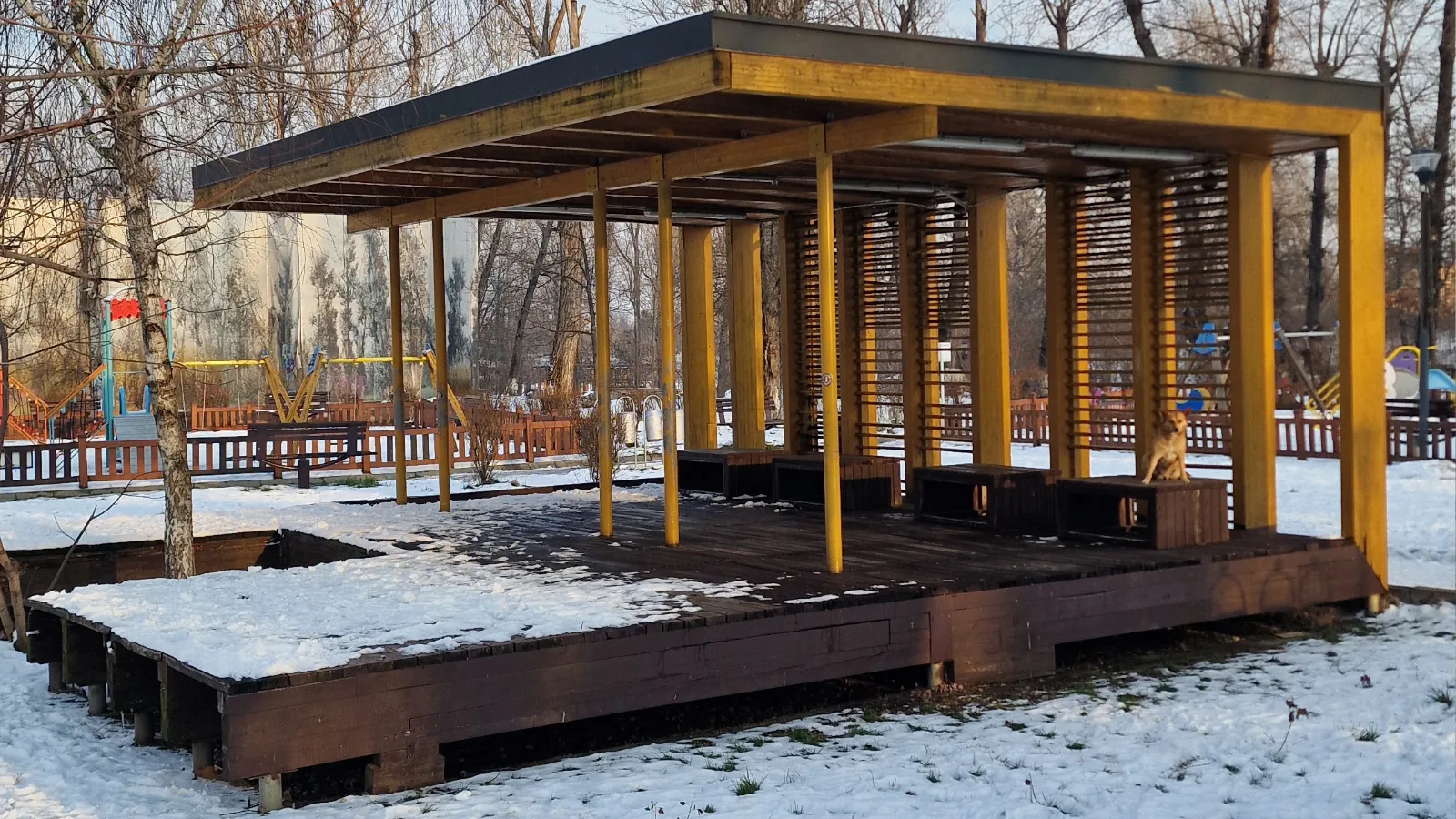 Structural outdoor furniture